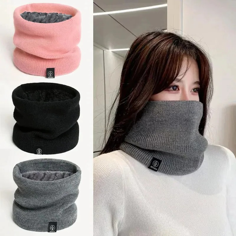 Wool Scarf Men - Écharpe tricotée pour femmes, écharpe solide