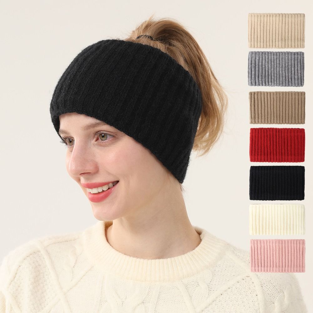 Winter Headband Fleece - Bandeau tricoté mignon pour les oreilles,