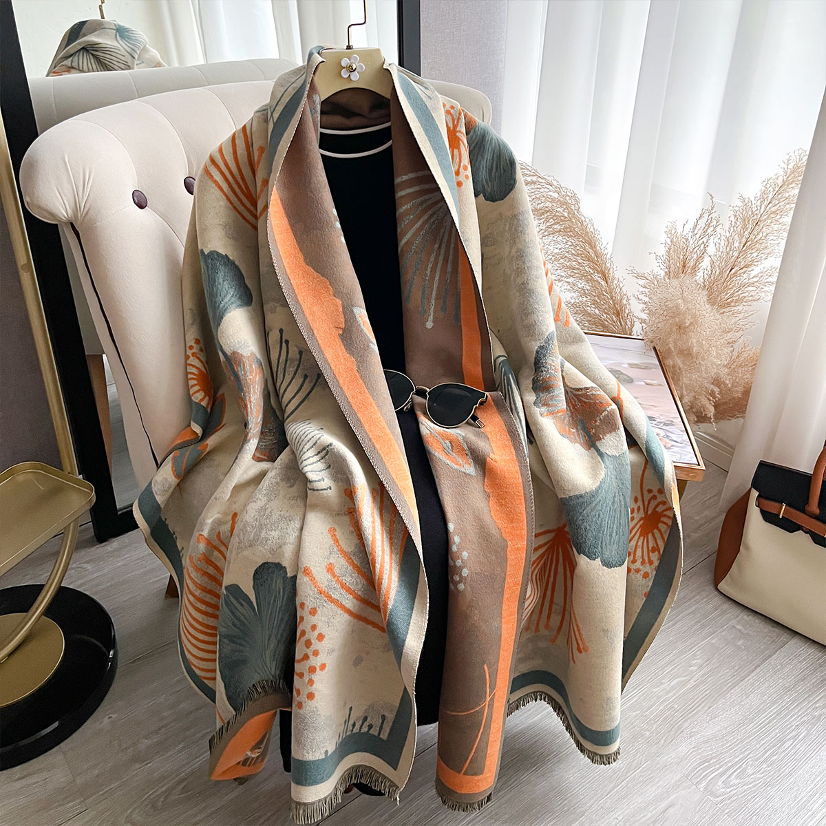 Cashmere Pashmina Wrap - 2025 nouveau hiver chaud cachemire châle