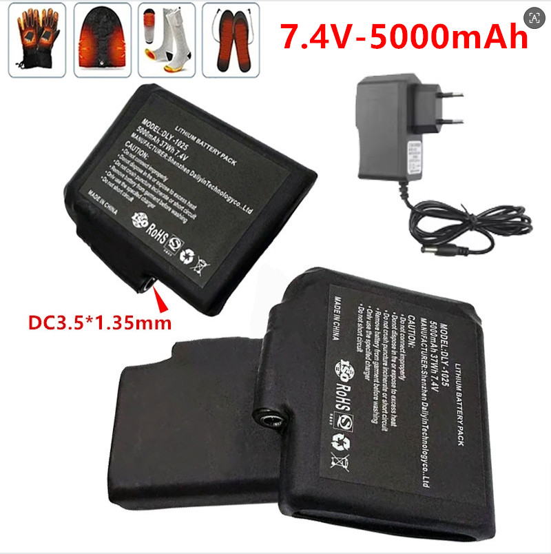 Heated Vest Battery - Nouvelle batterie au Lithium polymère Rechargeable