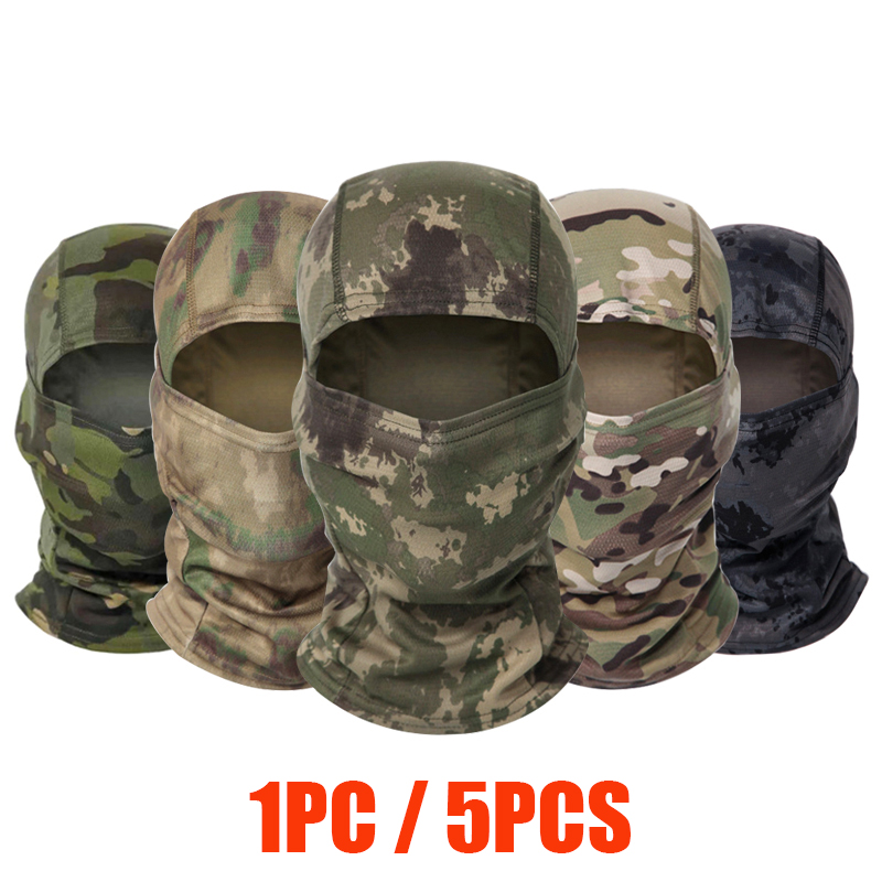 Balaclava Ski Mask - 1 pièce/5 pièces Cagoule extensible et