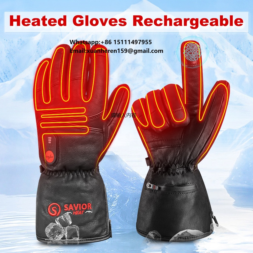 Gants chauffants en cuir pour  - Touch Screen Gloves avis et prix