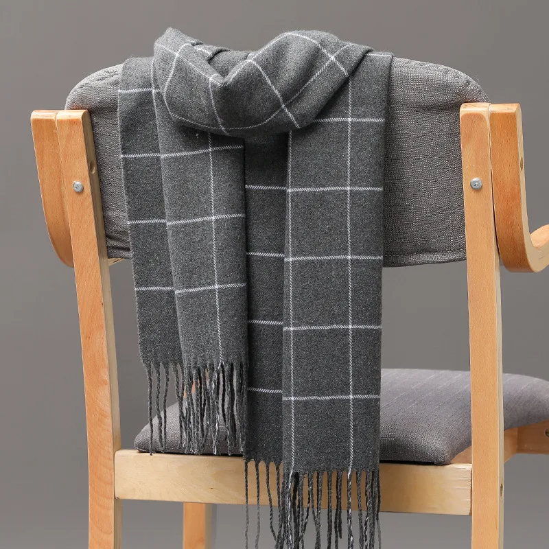 Écharpe en cachemire pour homm - Wool Scarf Men avis et prix