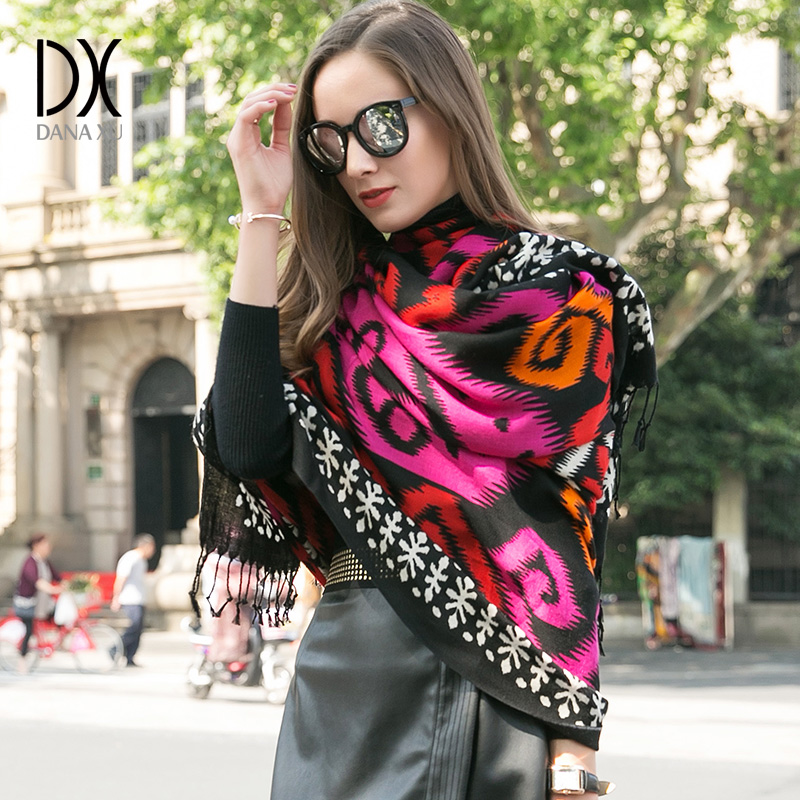 Grand Pashmina Chaud en Laine  - Cashmere Pashmina Wrap avis et prix