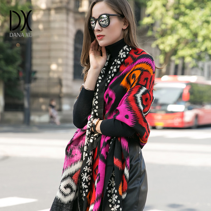 Grand Pashmina Chaud en Laine  - Cashmere Pashmina Wrap avis et prix