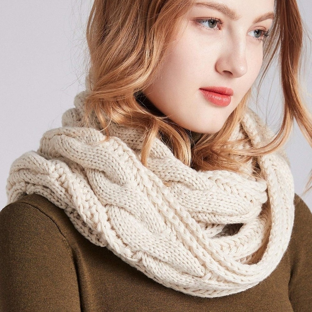 Écharpe tricotée élégante de c - Wool Scarf Men avis et prix