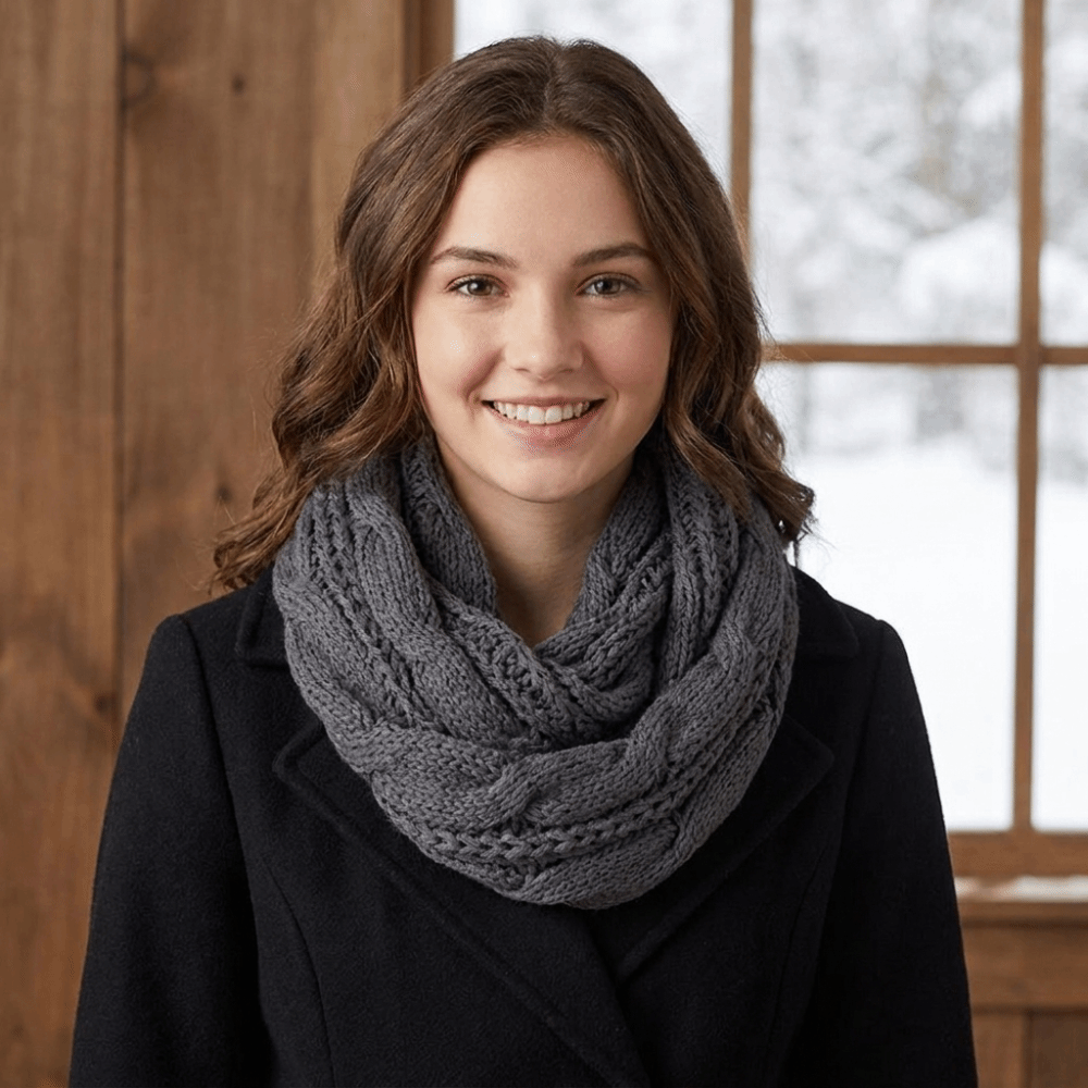 Écharpe tricotée élégante de c - Wool Scarf Men avis et prix