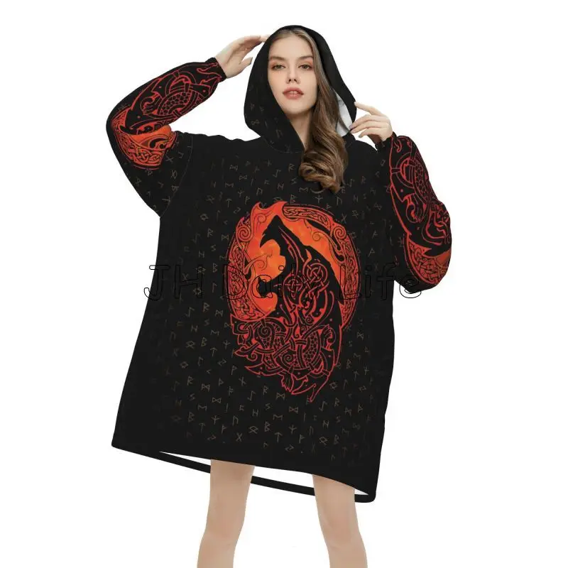 Viking loup noeud Fenrir porta - Sherpa Hoodie Fleece avis et prix