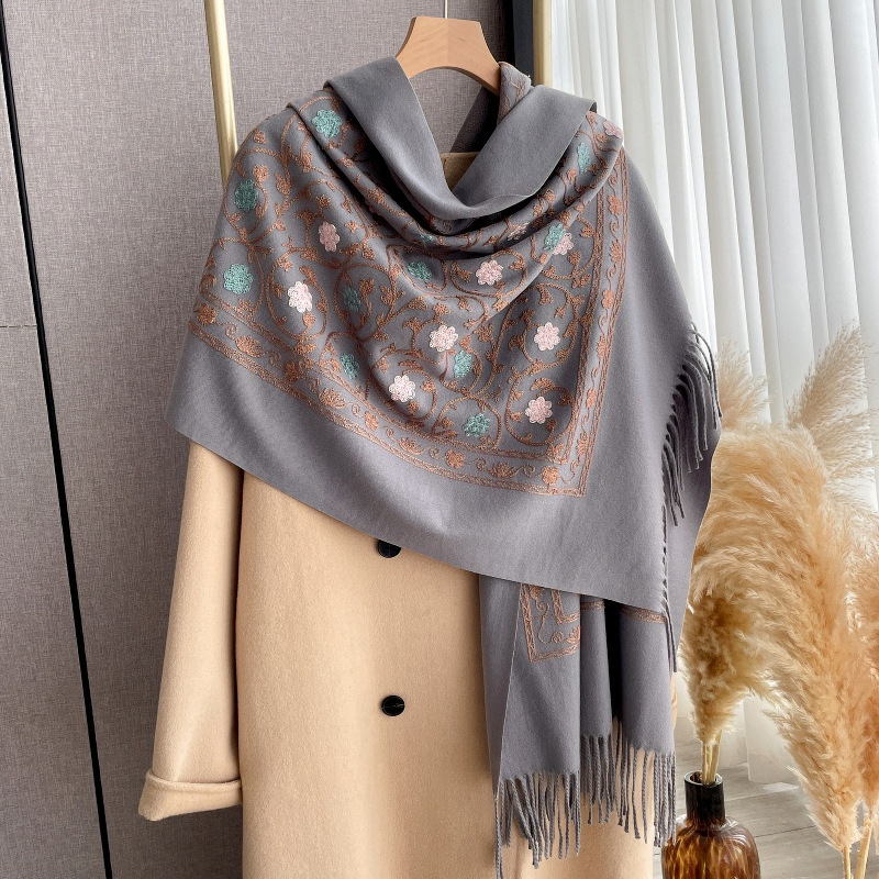 2025 nouvelle broderie cachemi - Cashmere Pashmina Wrap avis et prix