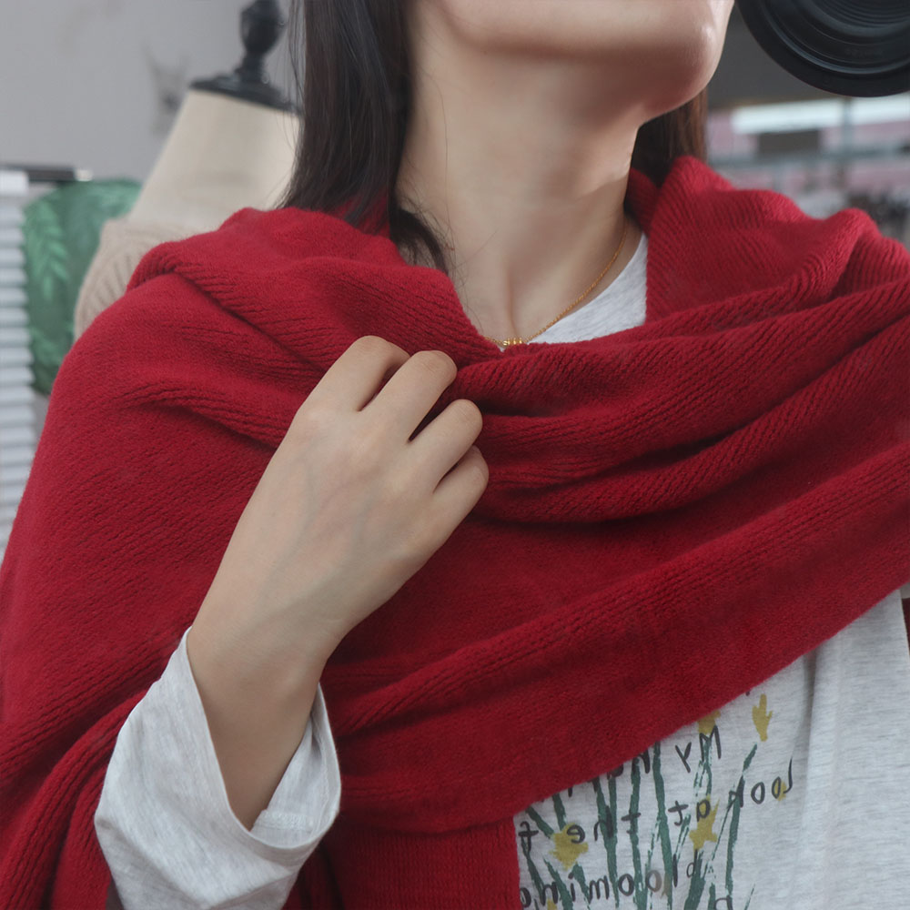 Écharpe en laine unie de haute - Wool Scarf Men avis et prix