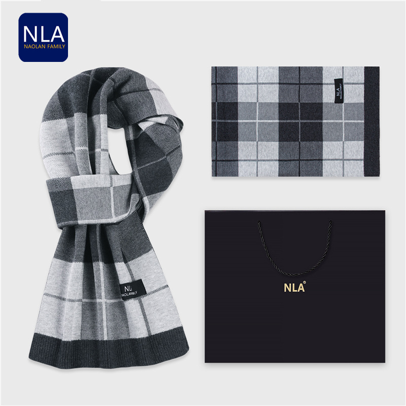 Coffret cadeau tricoté écharpe - Wool Scarf Men avis et prix